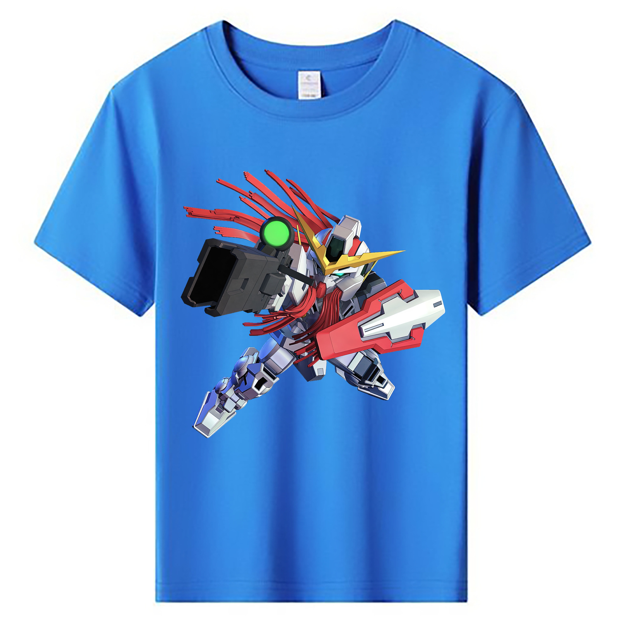 （画像用） 機動戦士ガンダム Mobile Suit Gundam 綿100％キッズTシャツ（フロントプリント）